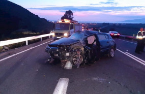 ep accidente de trafico en la n-340 a la altura de tarifa cadiz