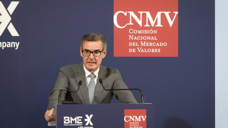 El presidente de la CNMV, Carlos San Basilio | Diego Radamés - Europa Press - Archivo ep archivo el presidente de la cnmv carlos san basilio durante la presentacion de la nueva