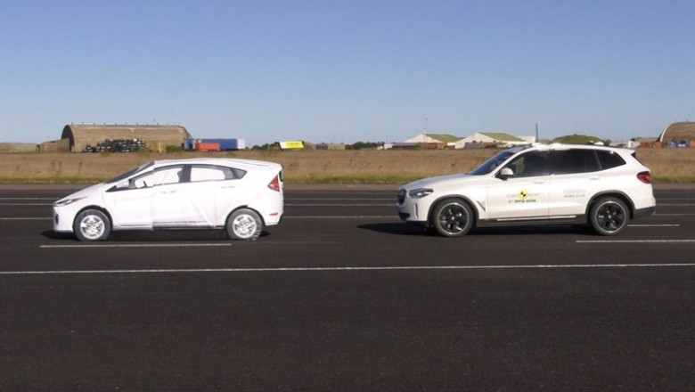 Archivo - Prueba de asistencia a la conducción de Euro NCAP al BMW iX3 | EURO NCAP - Archivo ep archivo prueba de asistencia a la conduccion de euro ncap al bmw ix3