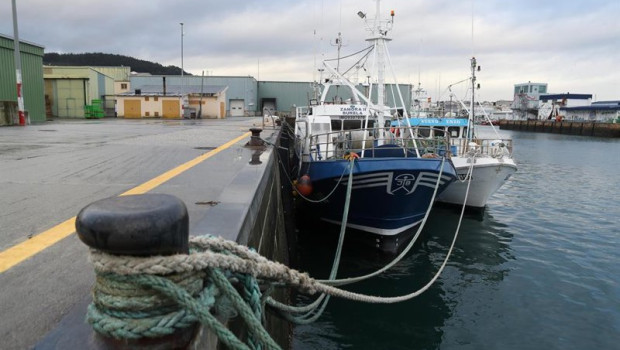 ep archivo   un pesquero amarra durante la protesta de la flota pesquera de bajura a 19 de enero de