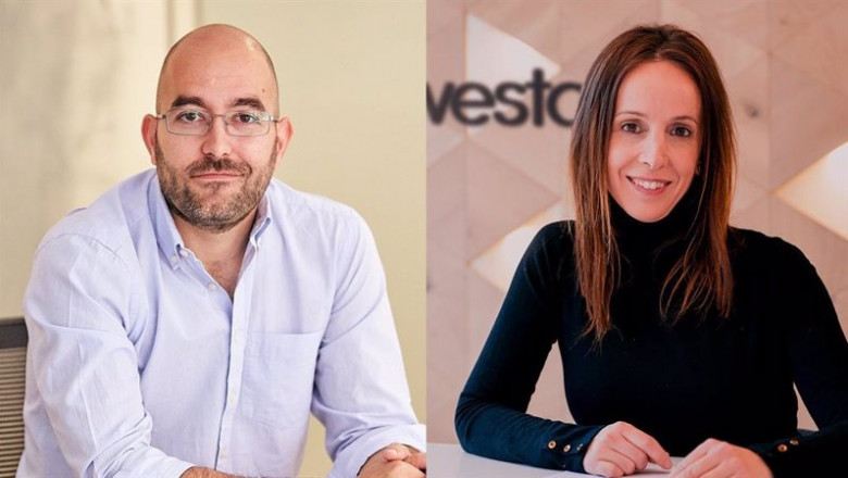 El consejero delegado de Urbanita, Diego Bestard, y la consejera delegada de MyInvestor, Nuria Rocamora. | MYINVESTOR ep el consejero delegado de urbanita diego bestard y la consejera delegada de myinvestor nuria