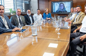 ep el directorio del banco central de uruguay durante la reunion sobre politica monetaria de este 26