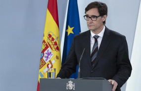 ep el ministro de sanidad salvador illa comparece ante los medios para informar de las ultimas