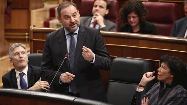 ep el ministro de transportes jose luis abalos en la sesion de control