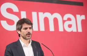 ep el portavoz de sumar ernest urtasun durante una rueda de prensa