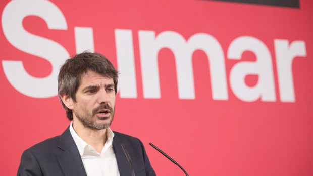ep el portavoz de sumar ernest urtasun durante una rueda de prensa