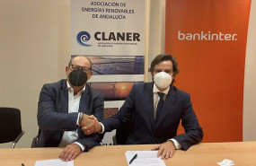 ep el presidente de claner alfonso vargas y el subdirector general de bankinter y director de
