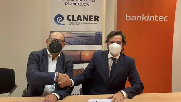 ep el presidente de claner alfonso vargas y el subdirector general de bankinter y director de
