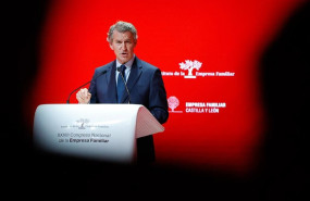 ep el presidente del partido popular alberto nunez feijoo interviene durante la inauguracion del