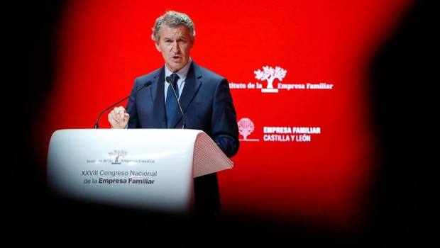 ep el presidente del partido popular alberto nunez feijoo interviene durante la inauguracion del