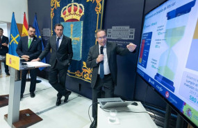 ep el presidente del principado adrian barbon y el ministro de transporte y movilidad sostenible