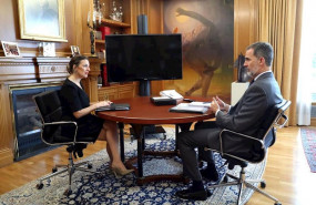 ep el rey recibe en audiencia a la ministra de trabajo y economia social yolanda diaz este lunes