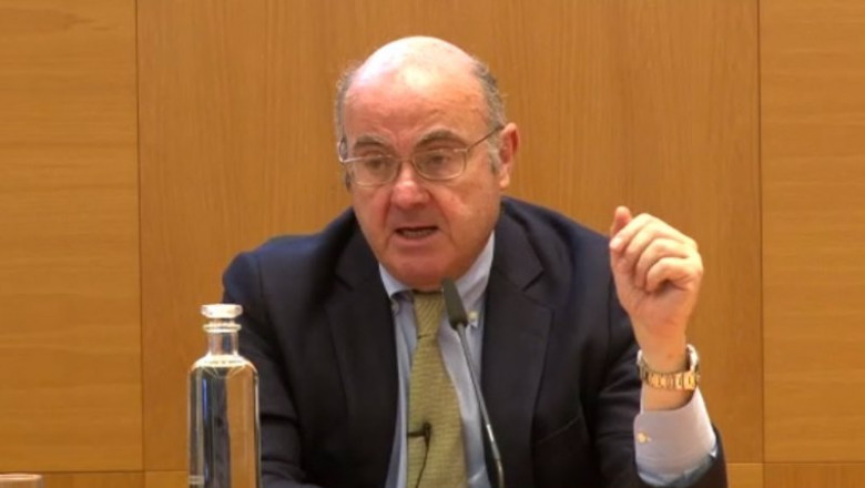 ep el vicepresidente del banco central europeo bce luis de guindos este viernes en barcelona ep el vicepresidente del banco central europeo bce luis de guindos este viernes en barcelona
