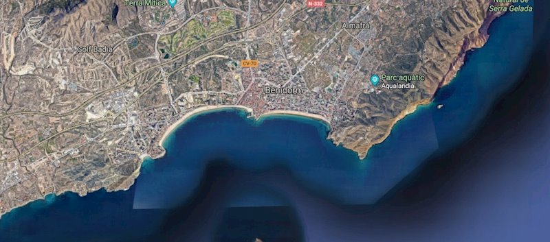 ep entorno de las playas de benidorm