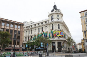 ep fachada del teatro calderon en la plaza de jacinto benavente en madrid