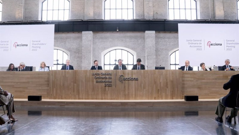 Junta General Ordinaria de Accionistas de Acciona de 2022 | A. Pérez Meca - Europa Press ep junta general ordinaria de accionistas de acciona de 2022