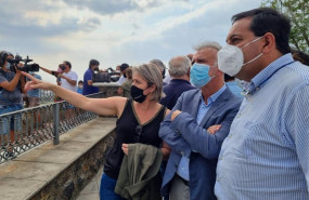 ep la consejera de agricultura ganaderia y pesca del gobierno de canarias alicia vanoostende junto