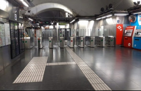 ep la estacion de espanya del metro de barcelona