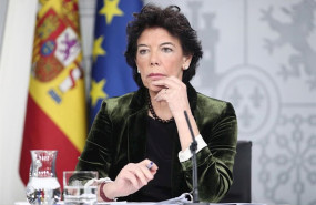 ep la ministra de educacion y formacion profesional en funciones isabel celaa en rueda de prensa