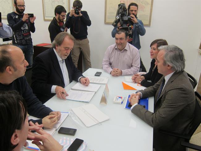 La oposición municipal se ha reunido este viernes. | EUROPA PRESS ep la oposicion municipalha reunidoviernes