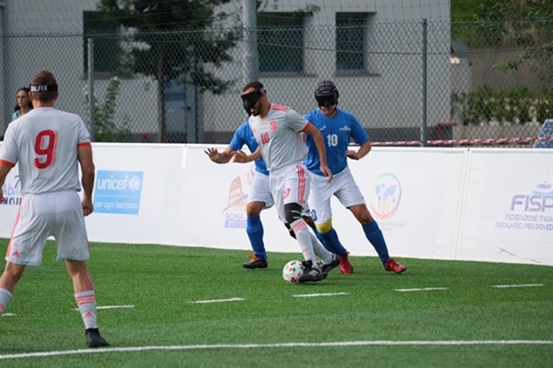ep la seleccion espanola golea en el europeo de futbol para ciegos