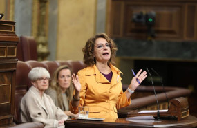 ep la vicepresidenta del gobierno y ministra de hacienda maria jesus montero durante una sesion de