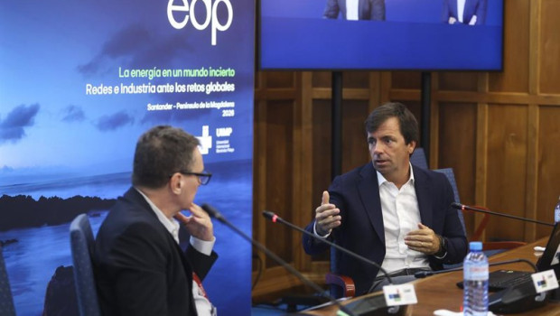 ep miguel angel patino a la izquierda y duarte bello a la derecha durante la entrevista en el