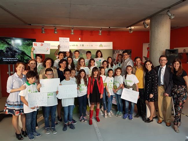 Niños por el medio ambiente 'Somos la Raíz' | EUROPA PRESS ep ninosmedio ambiente somosraiz