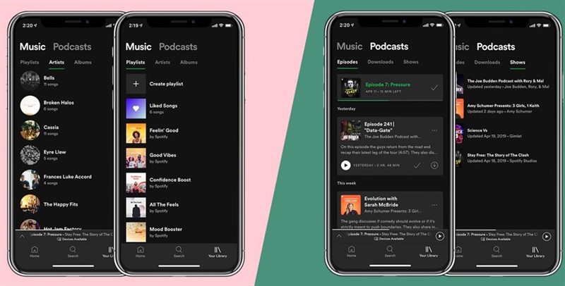 Spotify une la música y los podcasts en una misma pantalla para los usuarios Premium | SPOTIFY ep spotify unemusicalos podcastsunapantallalos usuarios premium