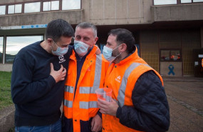 ep trabajadores de la fabrica de alcoa san cibrao celebran la anulacion del tsxg del ere de la
