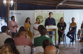 ep vicesecretariocomunicacionpp pablo montesinos intervienela escuelaveranonngg aque asistela numero 3partido ana beltran ydirigentes populares