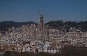 ep vista de la basilica de la sagrada familia a 16 de marzo de 2026 en barcelona catalunya espana