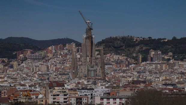 ep vista de la basilica de la sagrada familia a 16 de marzo de 2026 en barcelona catalunya espana