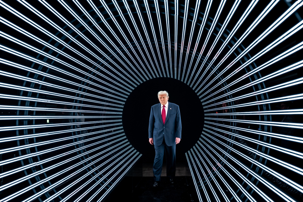 donald trump 2025 neon