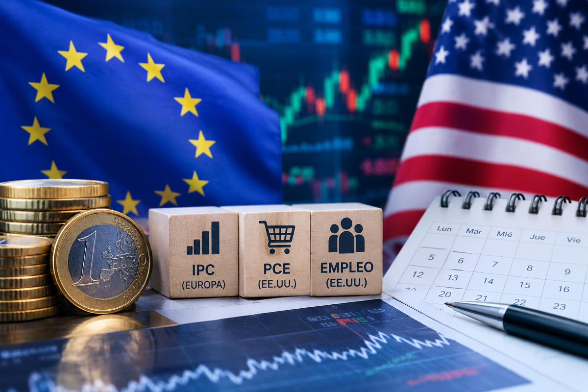 IPC europeo, PCE y empleo de EEUU: las tres claves bursátiles de la próxima semana