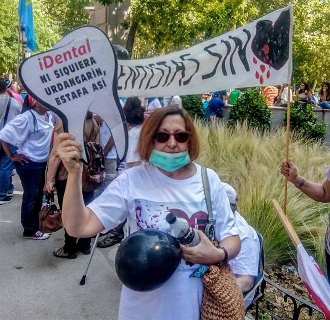 ep afectadosidental protestan frenteministeriosanidad