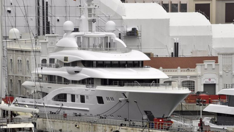 Archivo - El megayate ruso ‘Valeria’, anclado en el Puerto de Barcelona, a 15 de marzo de 2022, en Barcelona, Cataluña (España). | David Oller - Europa Press - Archivo ep archivo el megayate ruso valeria anclado en el puerto de barcelona a 15 de marzo de 2022 en