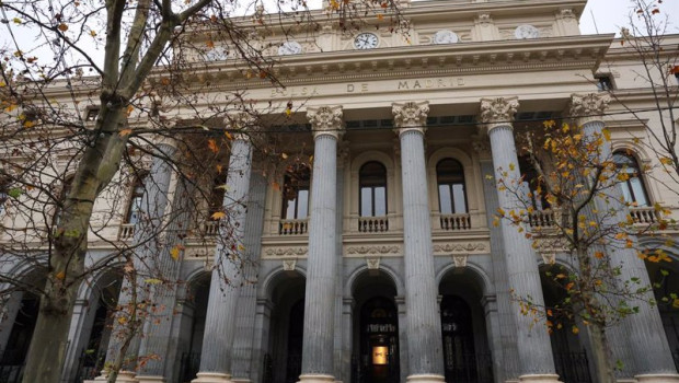 ep archivo   fachada del palacio de la bolsa de madrid a 23 de diciembre de 2022 en madrid espana