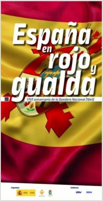 Cartel de la exposición de banderas históricas de España | IHCM ep cartella exposicionbanderas historicasespana