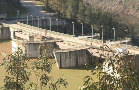ep central hidroelectrica de cedillo caceres que sirve de paso los fines de semana para cruzar a