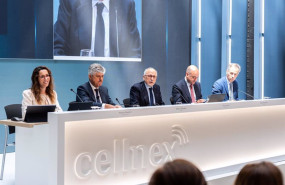 ep el ceo de cellnex marco patuano 2i y el presidente no ejecutivo de cellnex oscar fanjul 3i