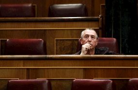 ep el diputado de compromis joan baldovi durante el pleno celebrado el pasado miercoles en el