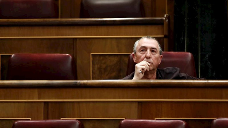 ep el diputado de compromis joan baldovi durante el pleno celebrado el pasado miercoles en el