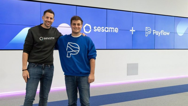 ep el fundador de sesame hr albert soriano y el cofundador de payflow benoit menardo