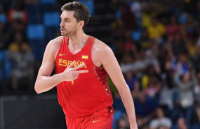 ep el jugador de la seleccion espanola de baloncesto pau gasol