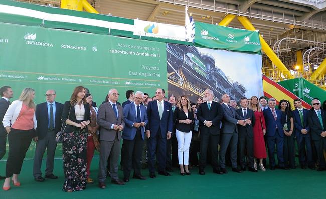 Entrega de subestación de Navantia a Iberdrola en Puerto Real | EUROPA PRESS ep entregasubestacionnavantiaiberdrolapuerto real