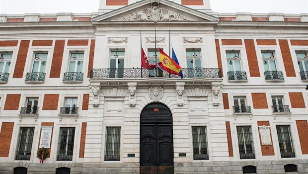 ep fachada de la real casa de correos sede de la comunidad de madrid