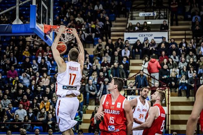 Fran Vázquez machaca en el Bielorrusia - España | FIBA ep fran vazquez machacabielorrusia - espana
