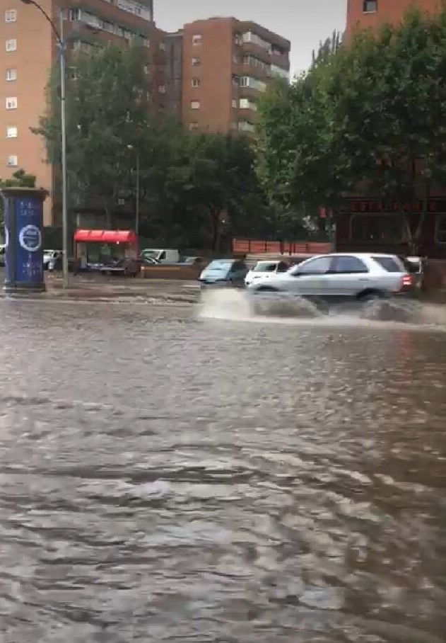 ep imagen de las inundaciones en la localidad madrilena de fuenlabrada tras la fuerte tormenta del