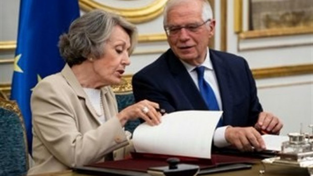 ep la administradora unicartve rosa maria mateo yministroasuntos exterioresfunciones josep borrell firmanacuerdocolaboracion
